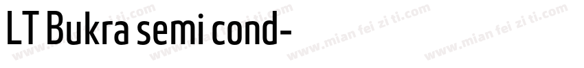 LT Bukra semi cond字体转换
